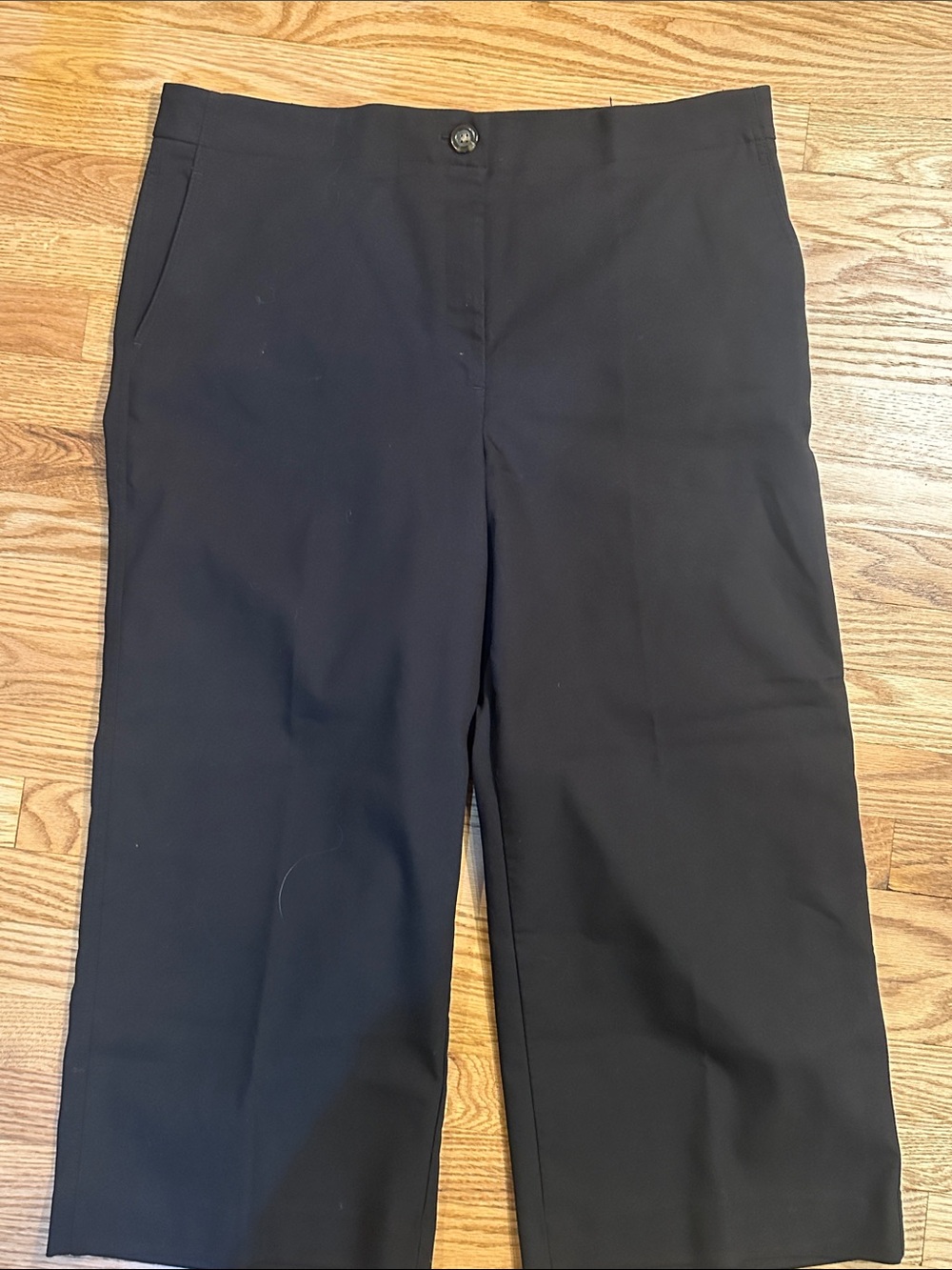 Ann Taylor Black Wide-Leg Dress Pants - Kate